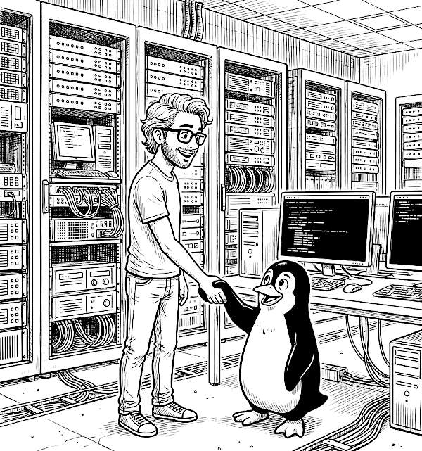 IK7XJA preferisce Linux!