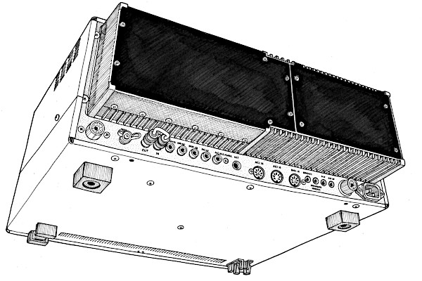 IC-781: il pannello posteriore