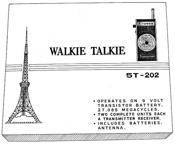 La confezione originale dei Walkie-Talkie Tower