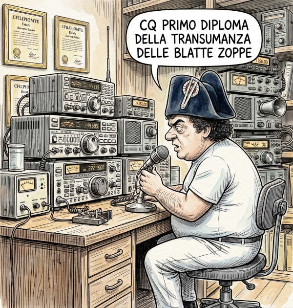 Un diploma importante: le blatte zoppe...
