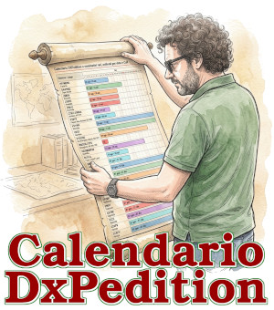 Il mio calendario DXPedition e Call rari