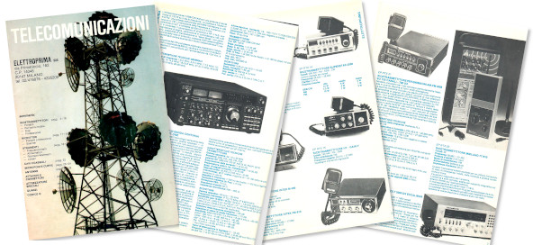 Alcune pagine del catalogo Elettroprima del 1982 di Maurizio