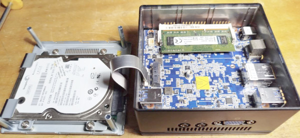 Hard Disk del PC Brix rimosso nell'aggiornamento