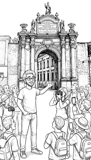 IK7XJA in una visita guidata