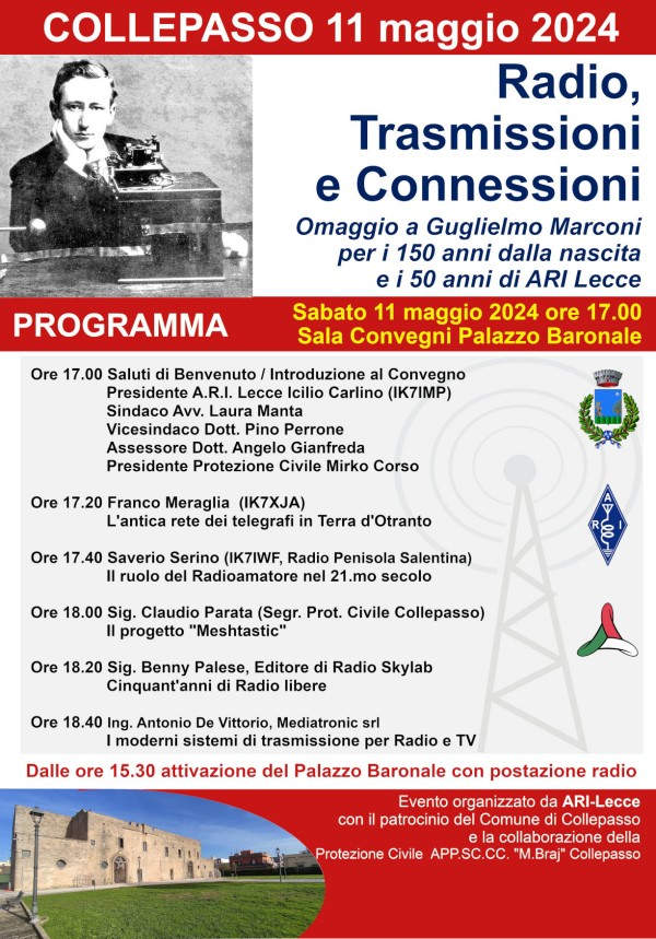 La locandina dell'evento di Collepasso del 11/05/2024