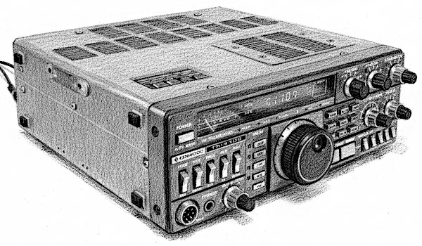 La radio Kenwood TS-730S