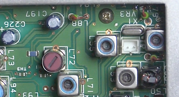 Il Test Point 1 dove collegare la radio SDR