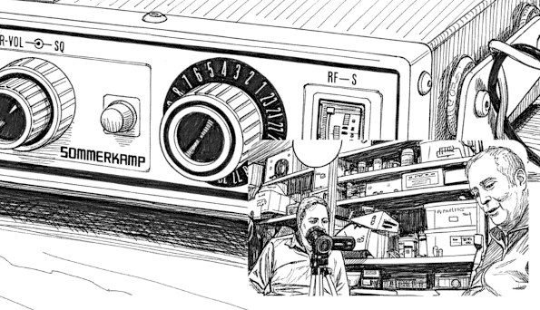 Un frame del video sul TS-634S...