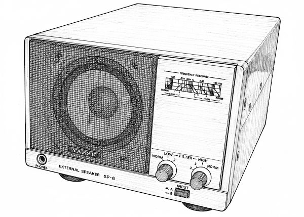 Yaesu FT-890: lo speaker di linea SP-6