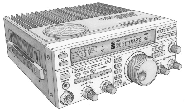 La radio Yaesu FT-890